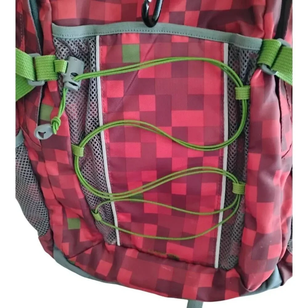Lands End Kids Abstract Red Backpack